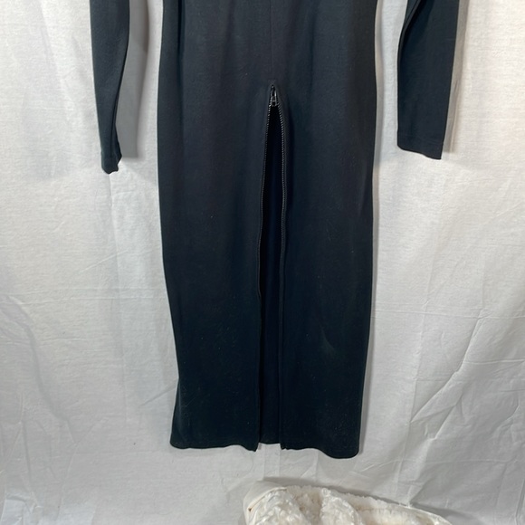 Amelia Idirh Black Cotton Long Sleeve Sz 6/7 19” - Picture 5 of 5